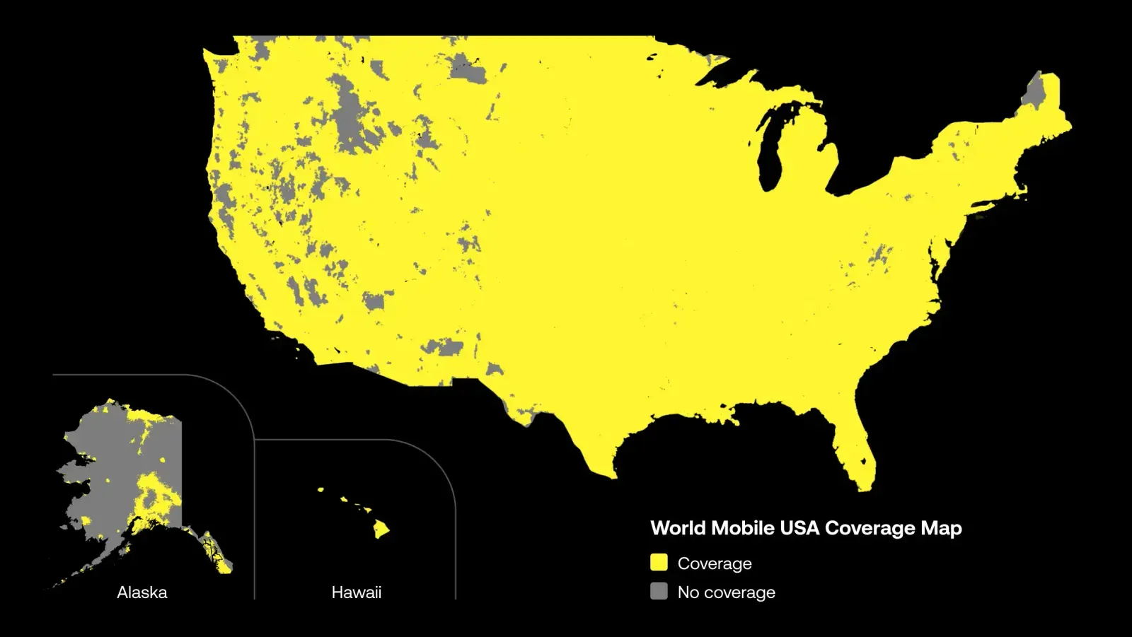 World Mobile USA coverage map